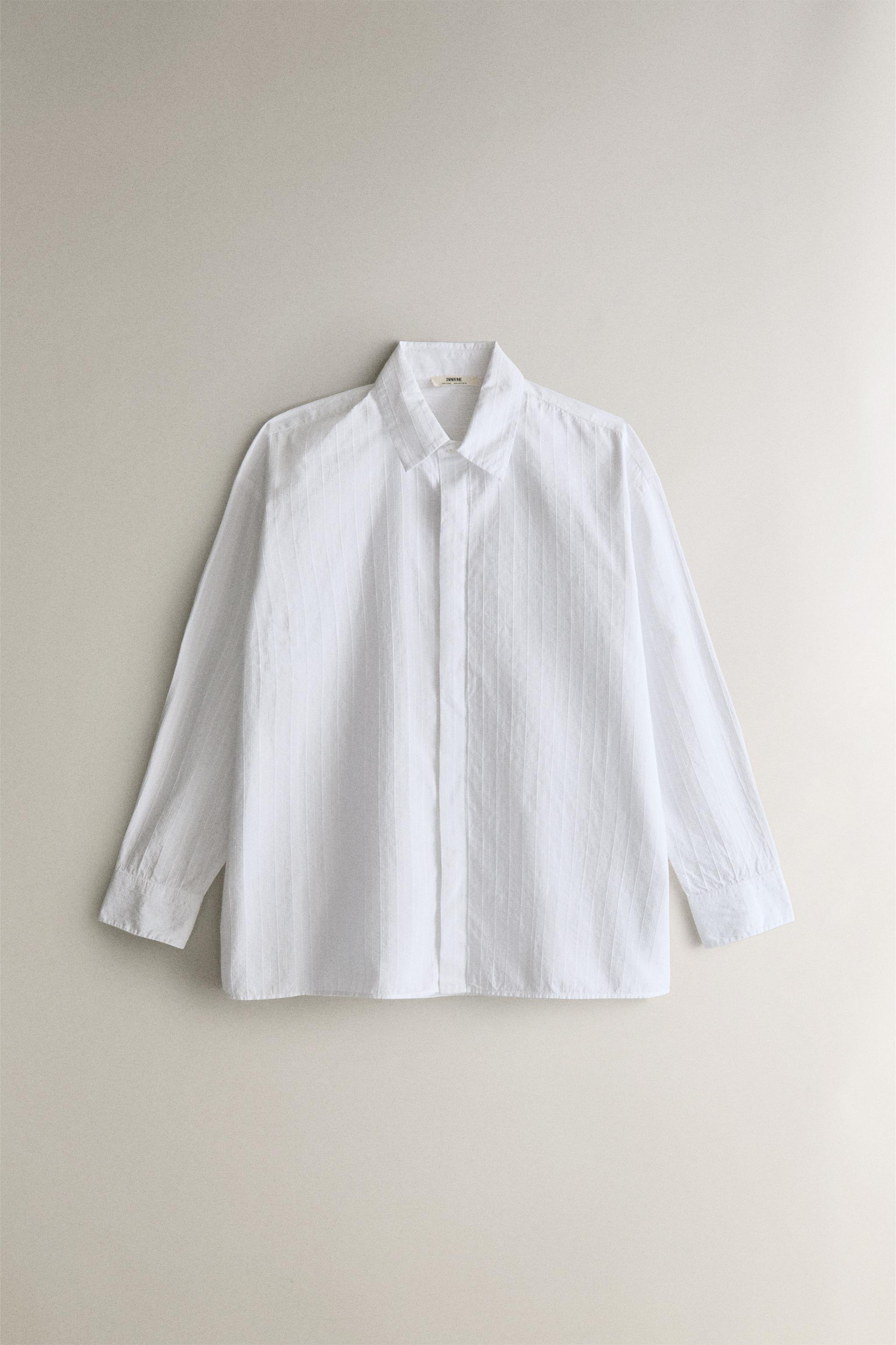 CHEMISE MANCHES LONGUES EN COTON